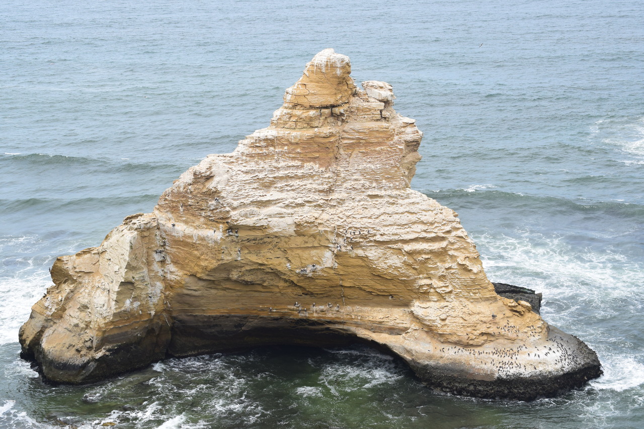 Paracas no Peru mirante da catedral paracas