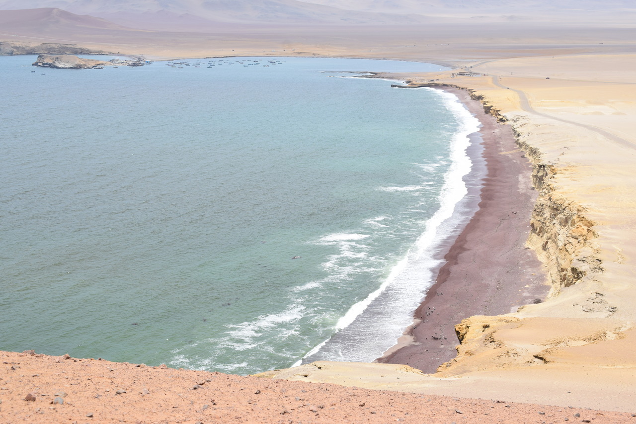 Paracas no Peru playa roja paracas peru