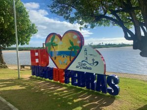 letreiro porto de pedras