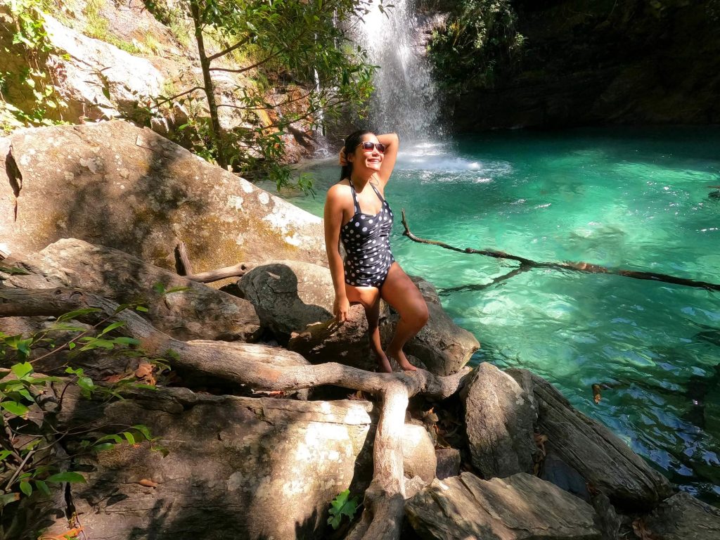 cachoeira santa barbara chapada dos veadeiros