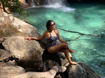 cachoeira santa barbara chapada dos veadeiros - excursão saindo de Brasília