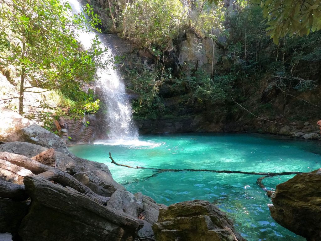 cachoeira santa barbara chapada dos veadeiros