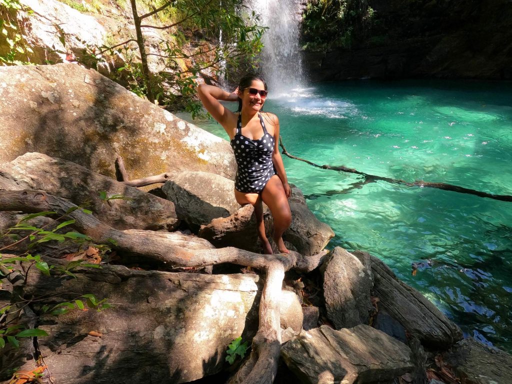 cachoeira santa barbara chapada dos veadeiros