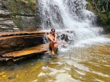 cachoeira do salomão carrancas em minas gerais