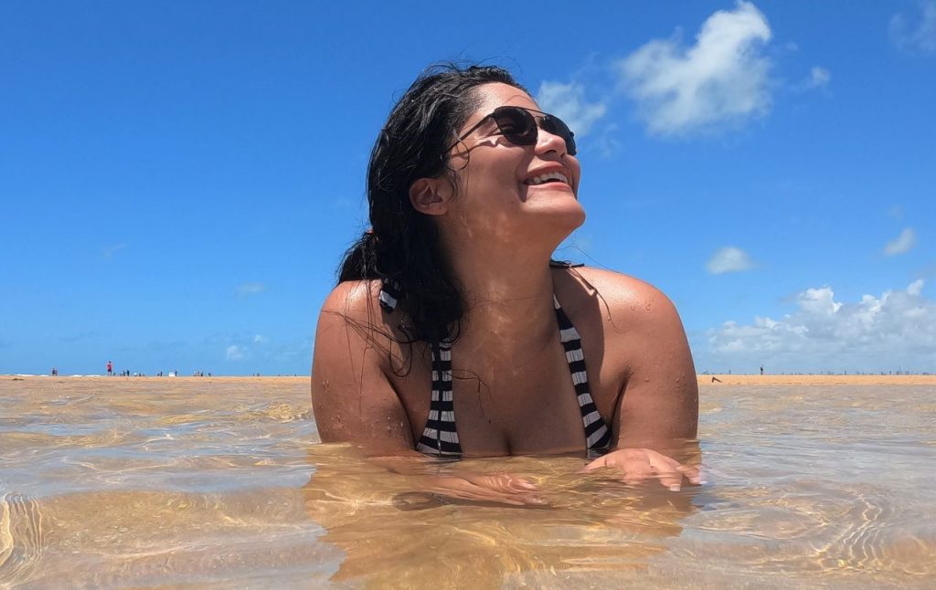 ilha de areia vermelha