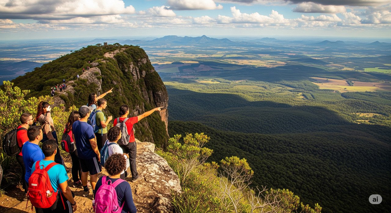 Morro do Fogão, Itirapina na Serra do Itaqueri
