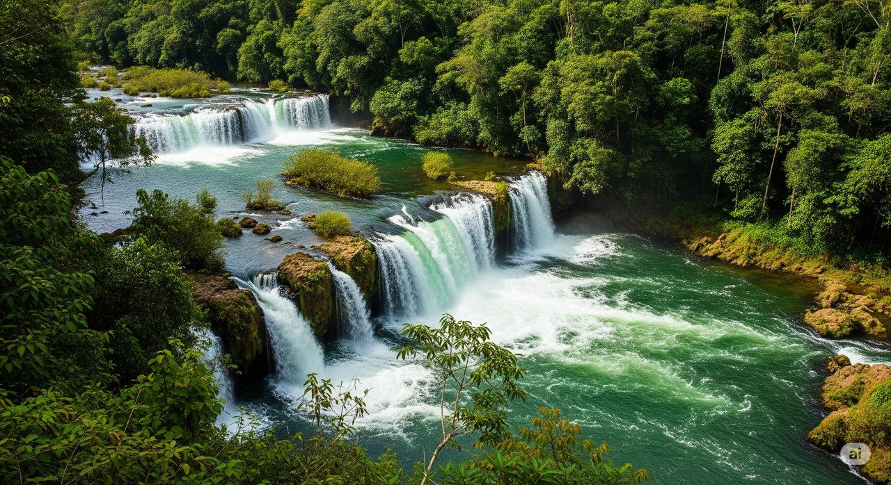 Parque dos Saltos na Serra do Itaqueri na Serra do Itaqueri