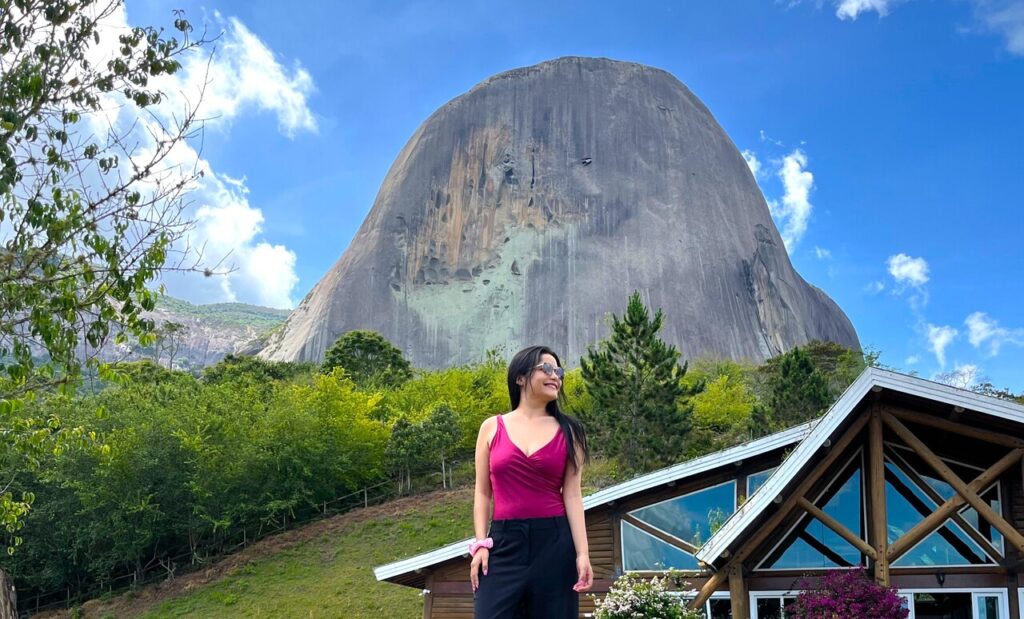 pedra azul nas montanhas capixabas